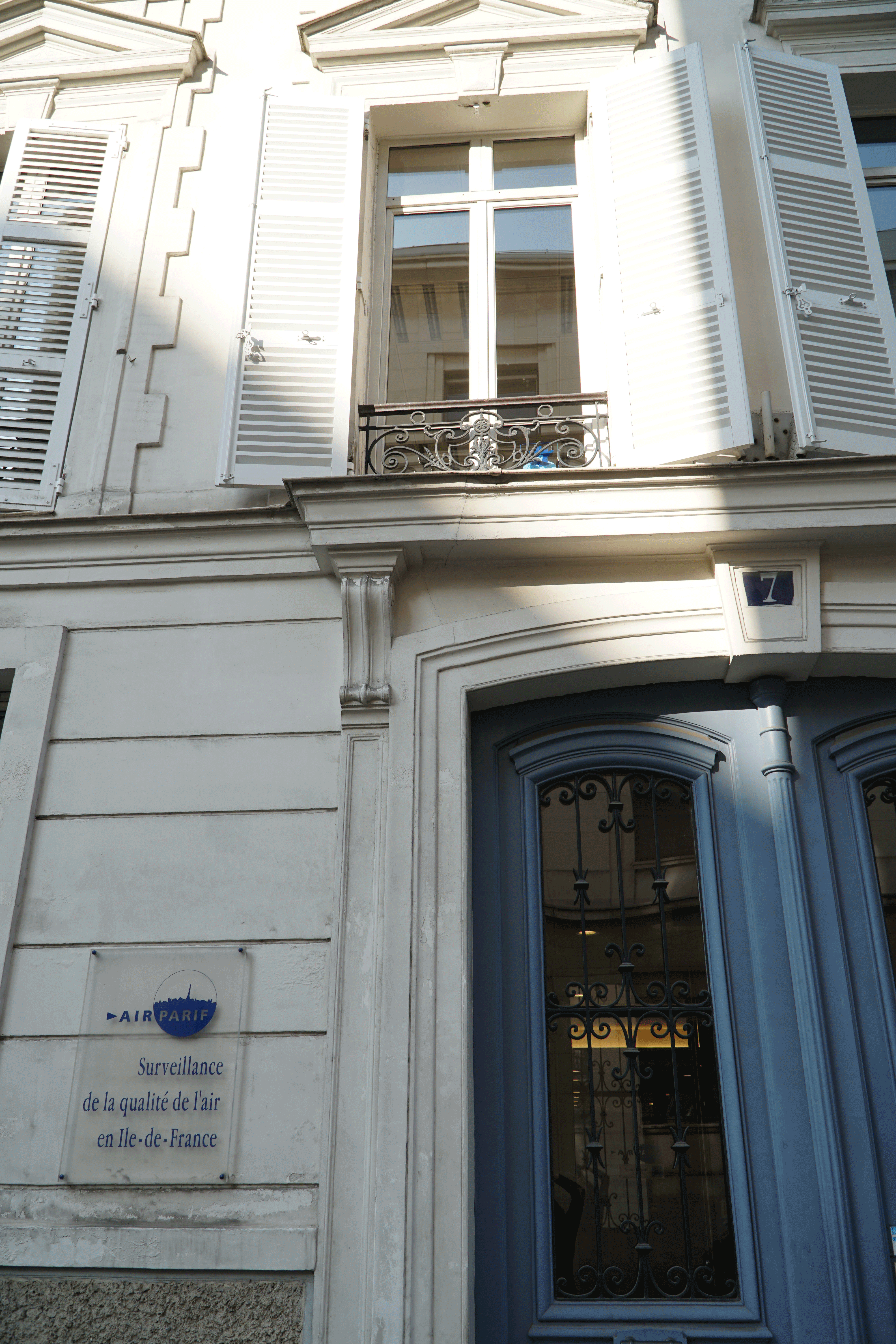 Photo Airparif 7 rue Crillon Paris