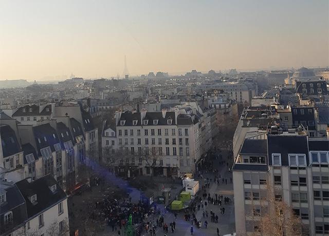 Photo de Paris lors d'un épisode de pollution