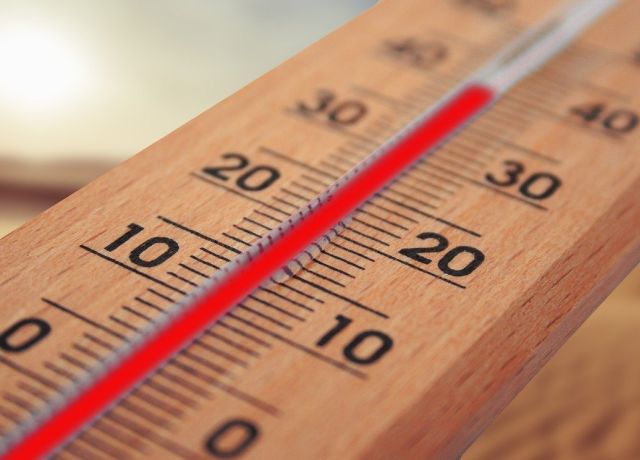 Thermomètre représentant les fortes chaleurs