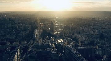 Visuel d'un vue aérienne de Paris